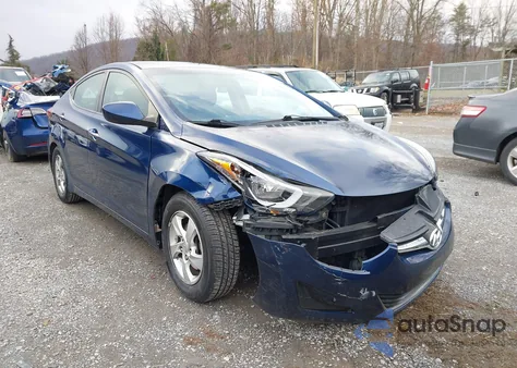 2015 Hyundai Elantra Se z USA, uszkodzony, nr VIN 5NPDH4AE6FH547426